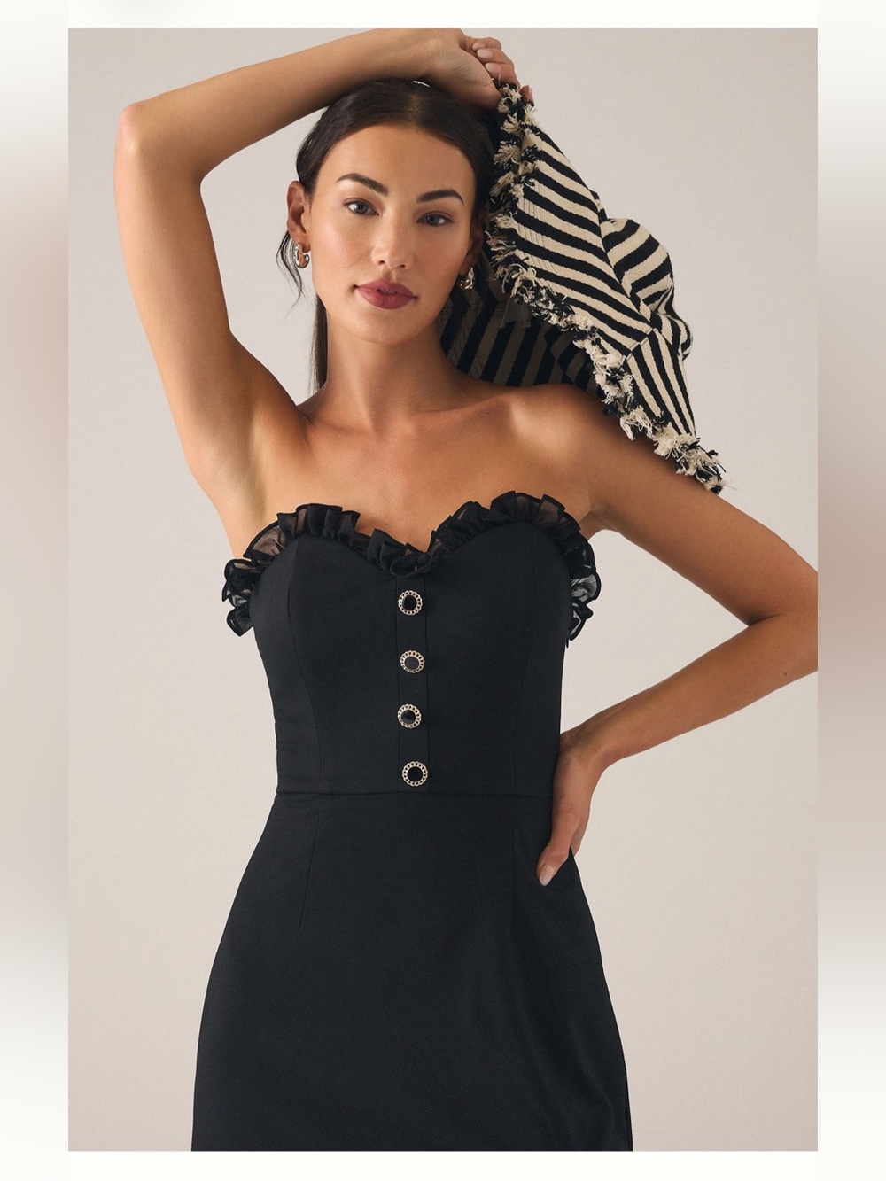 Anthropologie Hutch strapless dress 10